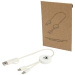 Citala 5-in-1 recycled plastic 30 cm data sync and 27W fast charge cable - Image 10