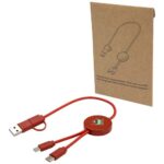 Citala 5-in-1 recycled plastic 30 cm data sync and 27W fast charge cable - Image 18