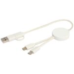 Citala 5-in-1 recycled plastic 30 cm data sync and 27W fast charge cable - Image 14