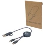 Citala 5-in-1 recycled plastic 30 cm data sync and 27W fast charge cable - Image 26
