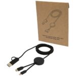 Citala 5-in-1 recycled plastic 150 cm data sync and 27W fast charge cable - Image 9