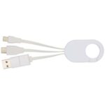 Troop 4-in-1 recycled plastic charging cable - Image 3