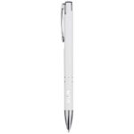 Moneta recycled aluminium ballpoint pen (blue ink) - Image 2