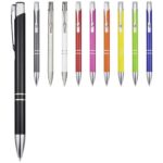 Moneta recycled aluminium ballpoint pen (blue ink) - Image 6
