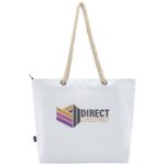 Panama GRS recycled beach cooler tote bag with cord handles 23L - Image 2