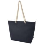 Panama GRS recycled beach cooler tote bag with cord handles 23L - Image 15