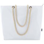 Panama GRS recycled beach cooler tote bag with cord handles 23L - Image 3