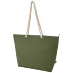 Panama GRS recycled beach cooler tote bag with cord handles 23L - Image 22