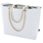 Panama GRS recycled beach cooler tote bag with cord handles 23L - Image 5