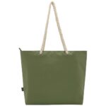 Panama GRS recycled beach cooler tote bag with cord handles 23L - Image 25