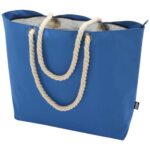 Panama GRS recycled beach cooler tote bag with cord handles 23L - Image 12