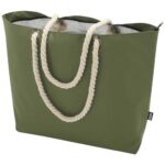 Panama GRS recycled beach cooler tote bag with cord handles 23L - Image 26