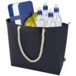 Panama GRS recycled beach cooler tote bag with cord handles 23L - Image 20