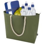 Panama GRS recycled beach cooler tote bag with cord handles 23L - Image 27
