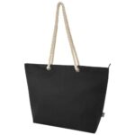 Panama GRS recycled beach cooler tote bag with cord handles 23L - Image 36