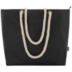 Panama GRS recycled beach cooler tote bag with cord handles 23L - Image 38