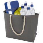 Panama GRS recycled beach cooler tote bag with cord handles 23L - Image 34
