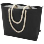Panama GRS recycled beach cooler tote bag with cord handles 23L - Image 40