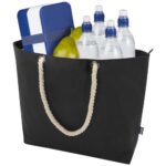 Panama GRS recycled beach cooler tote bag with cord handles 23L - Image 41