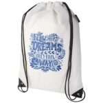 Evergreen GRS recycled non-woven drawstring bag 5L - Image 7
