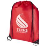 Evergreen GRS recycled non-woven drawstring bag 5L - Image 12