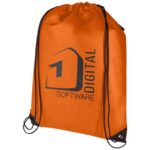 Evergreen GRS recycled non-woven drawstring bag 5L - Image 17
