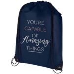 Evergreen GRS recycled non-woven drawstring bag 5L - Image 27