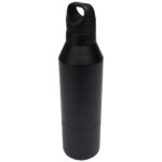 Odessy 600 ml RCS certified recycled stainless steel insulated bottle with 300 ml cup - Image 7