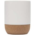 Billie 300 ml ceramic sublimation mug with cork details - Image 3