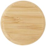 Porto 500 ml glass water bottle with silicone handle and bamboo lid - Image 5