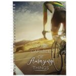 Desk-Mate® A5 hard cover undated diary - Image 2