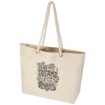 Florida 270 g/m² GRS recycled beach tote bag 18L - Image 16