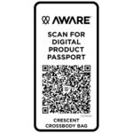Crescent 500 g/m² Aware™ recycled crossbody bag - Image 23