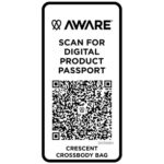 Crescent 500 g/m² Aware™ recycled crossbody bag - Image 17