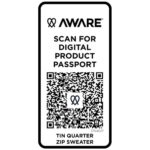 Tin unisex Aware™ recycled quarter zip sweater - Image 165