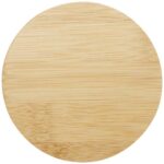 Leona 350 ml glass cup with bamboo lid - Image 3