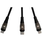 SCX.design C50 5-in-1 fast charging 100W/5A cable with digital display - Image 4