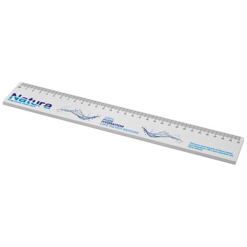 175984877853512 Sticky-Mate® recycled sticky notes with printed 30 cm ruler - Image 1