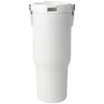 Bronx 900 ml RCS recycled stainless steel copper vacuum insulated tumbler with dual function lid - Image 3