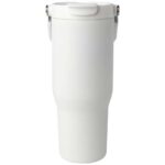 Bronx 900 ml RCS recycled stainless steel copper vacuum insulated tumbler with dual function lid - Image 4