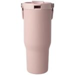 Bronx 900 ml RCS recycled stainless steel copper vacuum insulated tumbler with dual function lid - Image 11