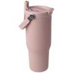 Bronx 900 ml RCS recycled stainless steel copper vacuum insulated tumbler with dual function lid - Image 13