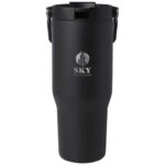 Bronx 900 ml RCS recycled stainless steel copper vacuum insulated tumbler with dual function lid - Image 31