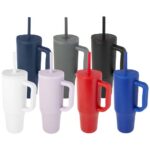 Brady 900 ml RCS certified insulated tumbler with silicone straw - Image 30