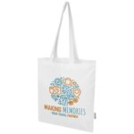 Madras Blend 140 g/m² GRS recycled cotton tote bag 7L - Image 17