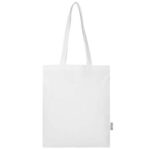Madras Blend 140 g/m² GRS recycled cotton tote bag 7L - Image 18