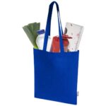 Madras Blend 140 g/m² GRS recycled cotton tote bag 7L - Image 34