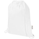 Oregon Blend 140 g/m² GRS recycled drawstring bag 5L - Image 21