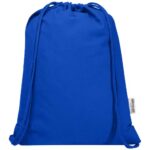 Oregon Blend 140 g/m² GRS recycled drawstring bag 5L - Image 3