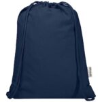 Oregon Blend 140 g/m² GRS recycled drawstring bag 5L - Image 8